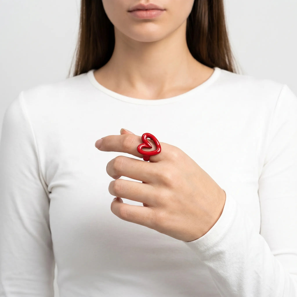 Amouria -  Adjustable Open Band Ring
