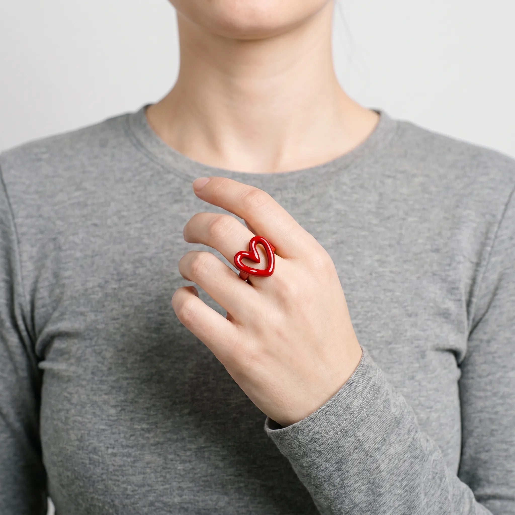 Amouria -  Adjustable Open Band Ring