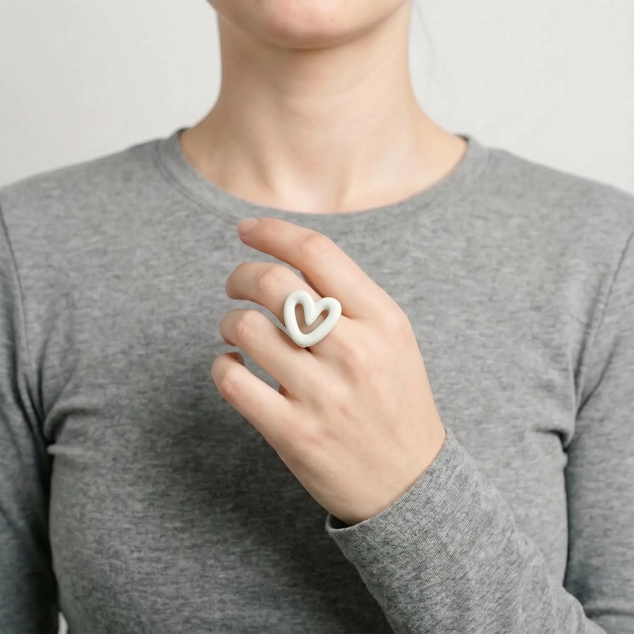 Amouria -  Adjustable Open Band Ring