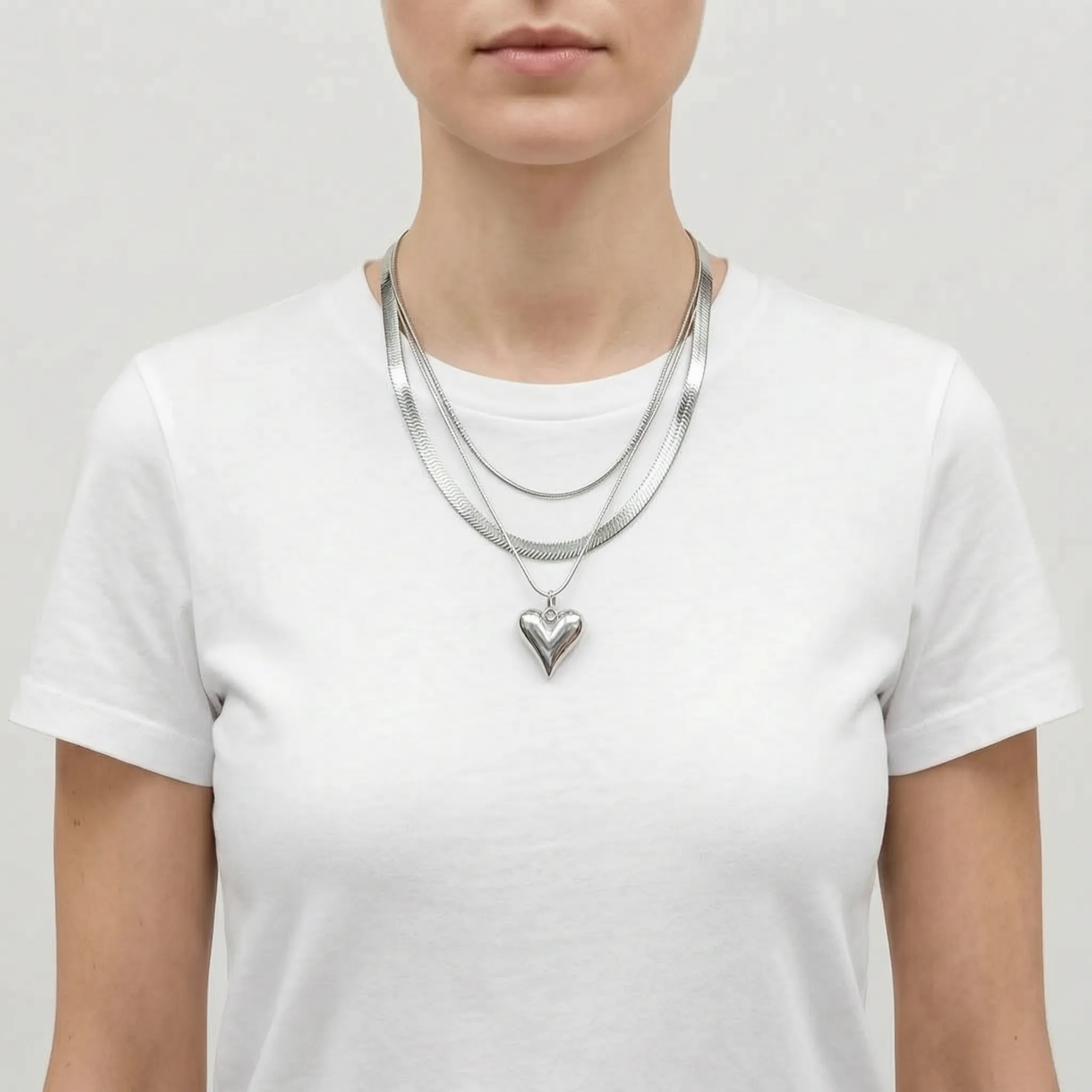 Dualis -  Double Layered Pendant Necklace