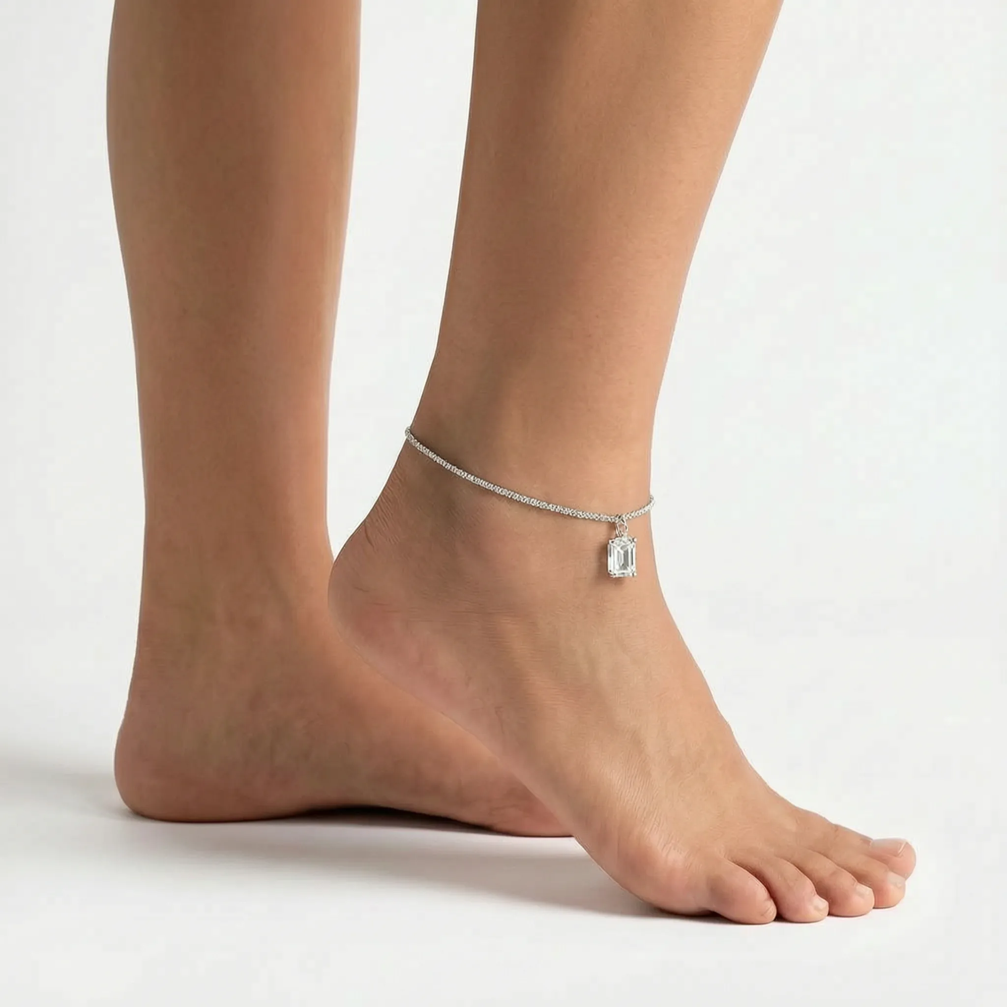 Shimmeria -  Double Layered Chain Anklet
